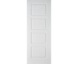 686x1981x44mm (27") White Textured Contemporary 4P Fire Door