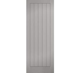 Textured Vertical 5P Grey Fire Door