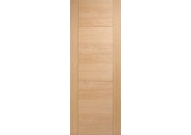 826 x 2040x40mm Vancouver 5P Oak - Prefinished Door