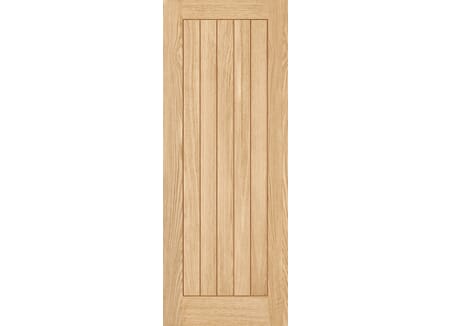 762x1981x44mm (30") Farley Oak 5 Panel - Prefinished Fire Door
