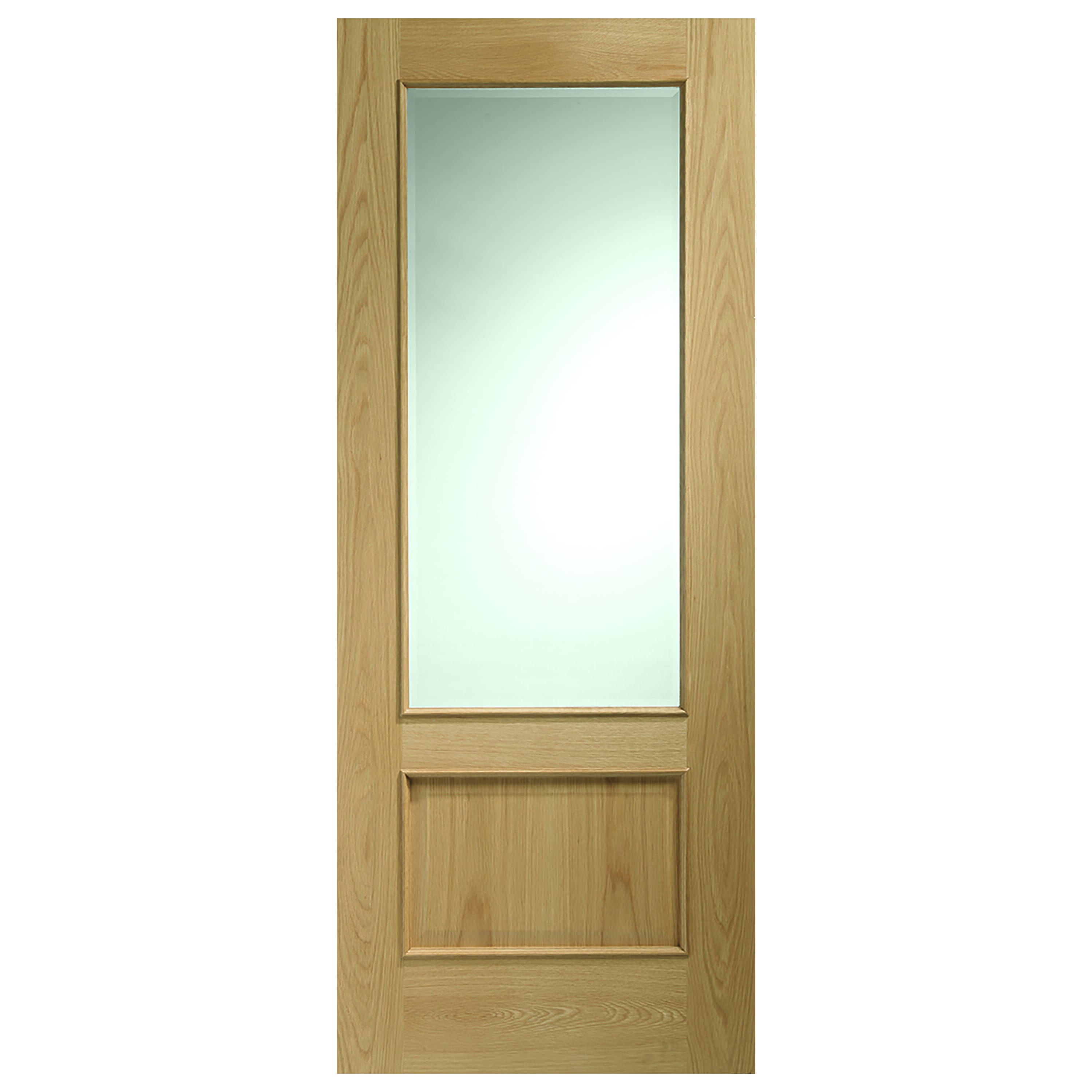 Andria Oak RM2S Clear Glazed Internal Doors