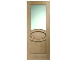 Calabria Oak RM2S Clear Glazed  Internal Doors