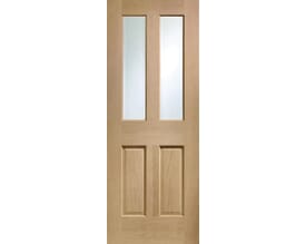 Malton Oak - Clear Bevelled Glass Internal Doors