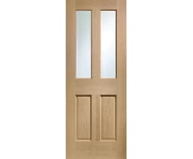 Malton Oak - Clear Bevelled Glass Internal Doors