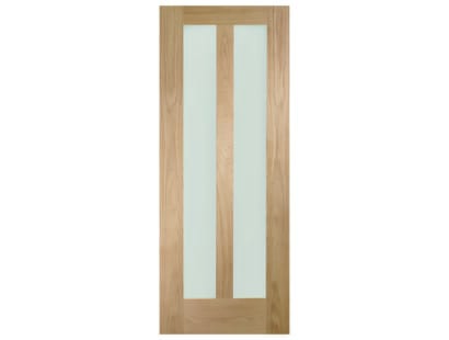 Novara Oak - Clear Glass Internal Doors Image