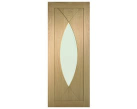 Pesaro Oak - Clear Glass Internal Doors