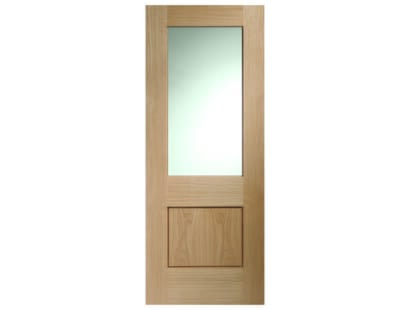 Piacenza Oak Clear Glazed Internal Doors Image