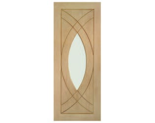Treviso Oak - Clear Glass Internal Doors