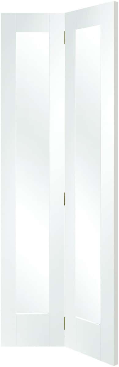 76 X 30 Pattern 10 White Glazed Bifold Door | Vibrant Doors 76 X 30 Pattern 10 White Glazed Bifold Door | Vibrant Doors