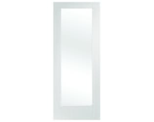 Pattern 10 White - Obscure Glass Internal Doors