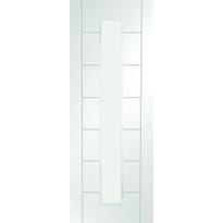 Palermo White 1 Light Glazed Door Image