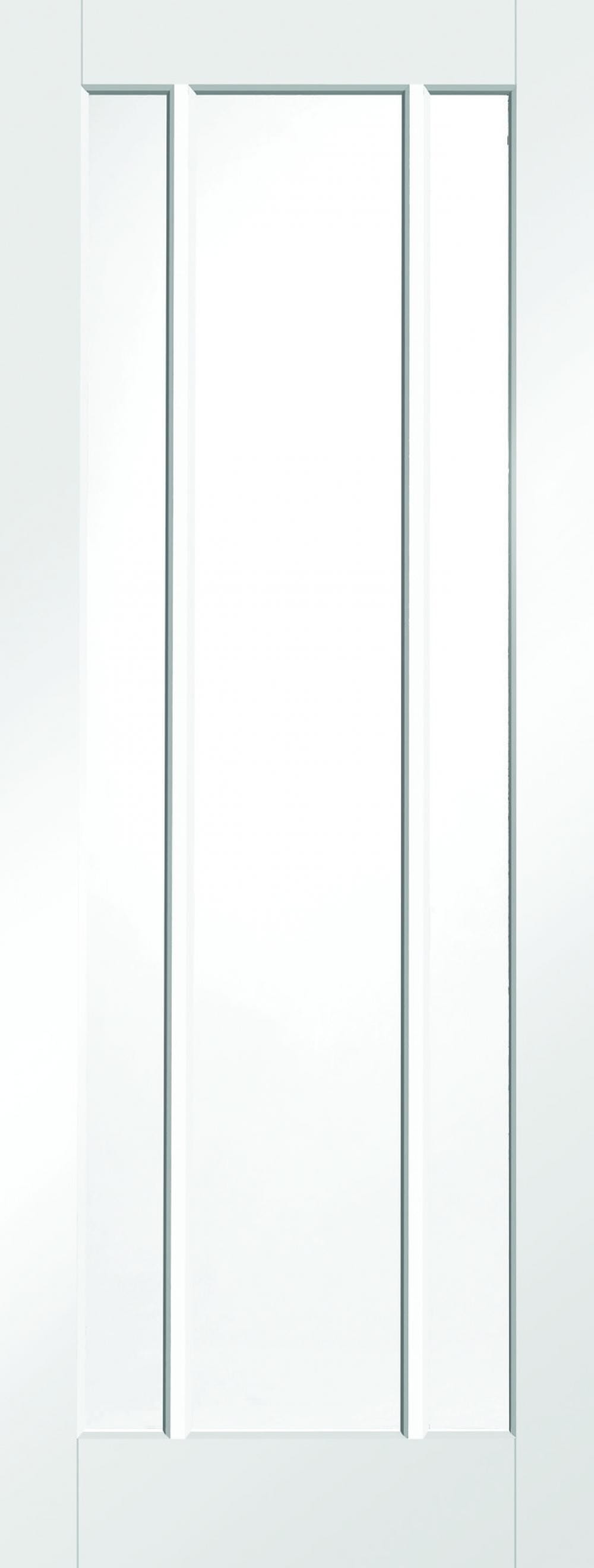 Worcester White - Clear Glass Internal Doors