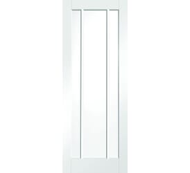Worcester White - Clear Glass Internal Doors