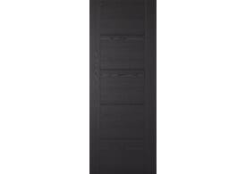 610x1981x35mm (24") Vancouver Black Laminate Door