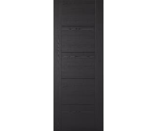 Vancouver Black Laminate Fire Door