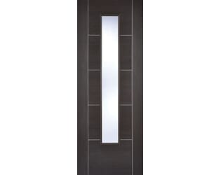 Vancouver Dark Grey Glazed Laminate Internal Doors