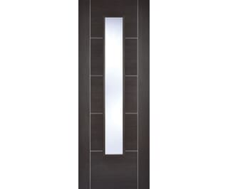 Vancouver Dark Grey Glazed Laminate Internal Doors