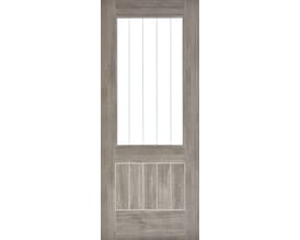 Mexicano Light Grey Glazed Laminate Internal Doors
