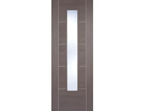 Vancouver Medium Grey Glazed Laminate Internal Doors
