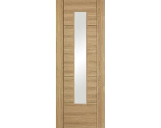 Vancouver Oak Glazed Laminate Internal Doors