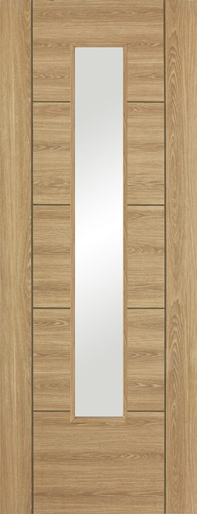 1981 x 838 x 35mm (33") Vancouver Oak Glazed Laminate  Internal Door