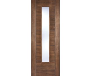 Walnut Vancouver Glazed Laminate Internal Doors