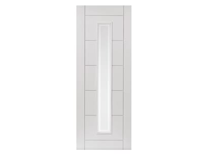 White Barbican Glazed Fire Door Image