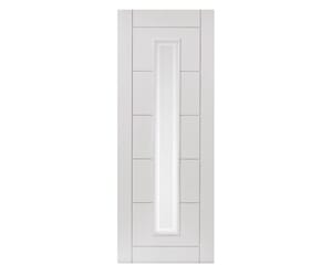 White Barbican Glazed Fire Door