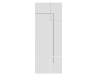White Fortune Fire Door