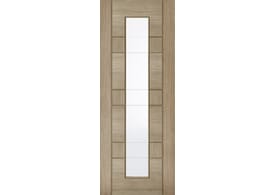 1981mm x 686mm x 35mm (27") Edmonton Light Grey - Clear Glazed Prefinished Internal Door