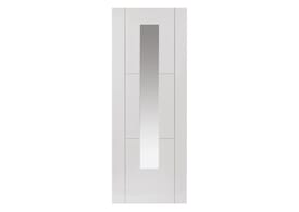 2040mm x 626mm x 40mm  White Mistral Glazed Door
