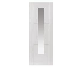 2040mm x 726mm x 40mm  White Mistral Glazed Door