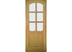 Louis Glazed Oak Door - Deanta Image