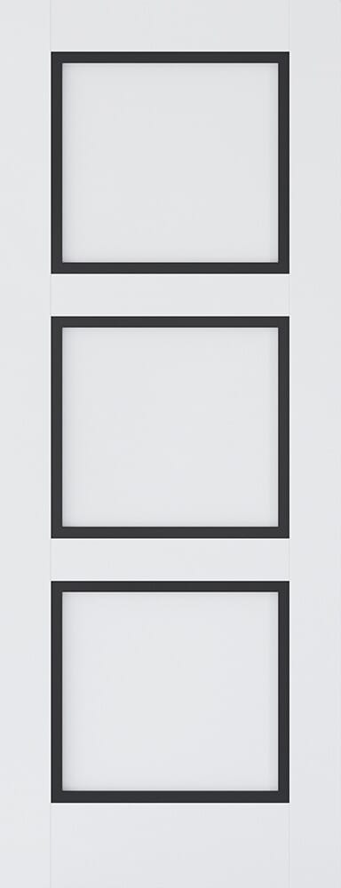 Luxemburg White and Black - Prefinished Internal Doors