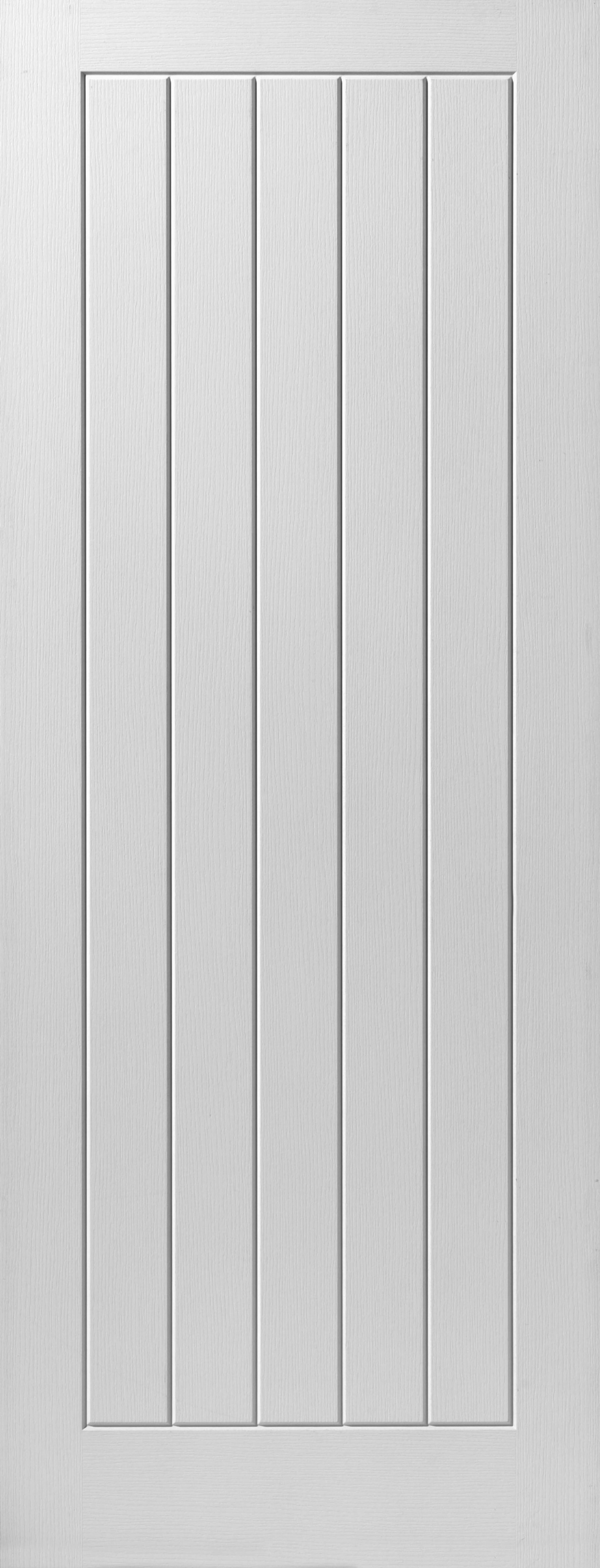 White Cottage 5 Panel Fire Door