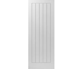 White Cottage 5 Panel Fire Door