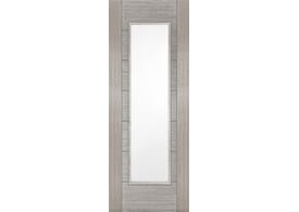 610x1981x35mm (24") Light Grey Corsica 1 Light - Prefinished Door