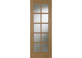 838x1981x35mm (33") Oak 10 Light Door
