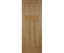 762x1981x44mm (30") Oak 1930 4 Panel Fire Door