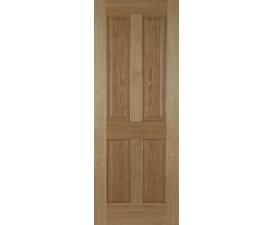 762x1981x35mm (30") Oak 4 Panel Door