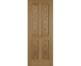838x1981x35mm (33") Oak 4 Panel Raised Mould Door