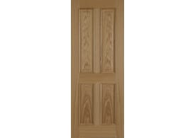 762x1981x35mm (30") Oak 4 Panel Raised Mould Door
