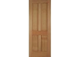 457x1981x35mm (18") Oak Bristol 4 Panel Door