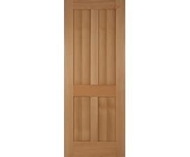 Oak Bristol 4 Panel Fire Door