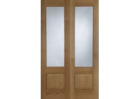 914x1981x40mm (36") Oak Chiswick Pair - Prefinished Door