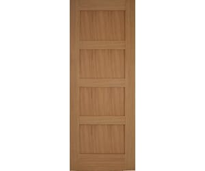Oak Contemporary 4 Panel Internal Doors