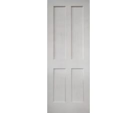 838x1981x35mm (33") White Primed Oak Essex 4 Panel Door