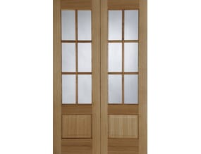 Oak Hampstead Rebated Pair - Prefinished Internal Doors