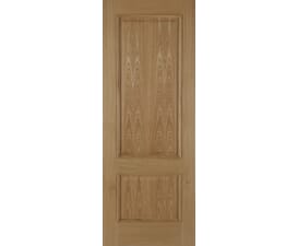 838x1981x35mm (33") Oak Iris 2 Panel Raised Mould Door