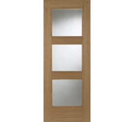 Oak Madrid 3 Light - Prefinished Internal Doors